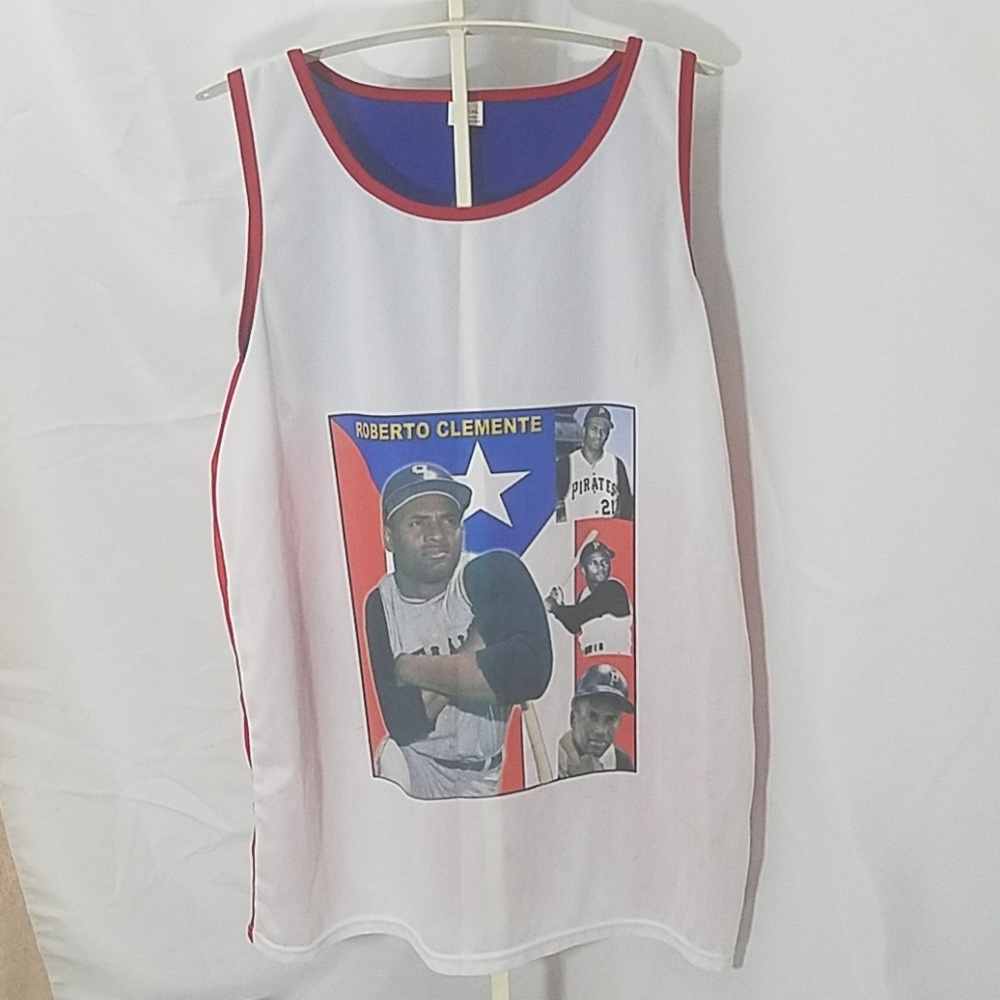 Roberto Clemente Puerto Rico Basketball Jersey